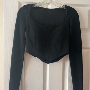 ALO Yoga Black Women's Long Sleeve Top